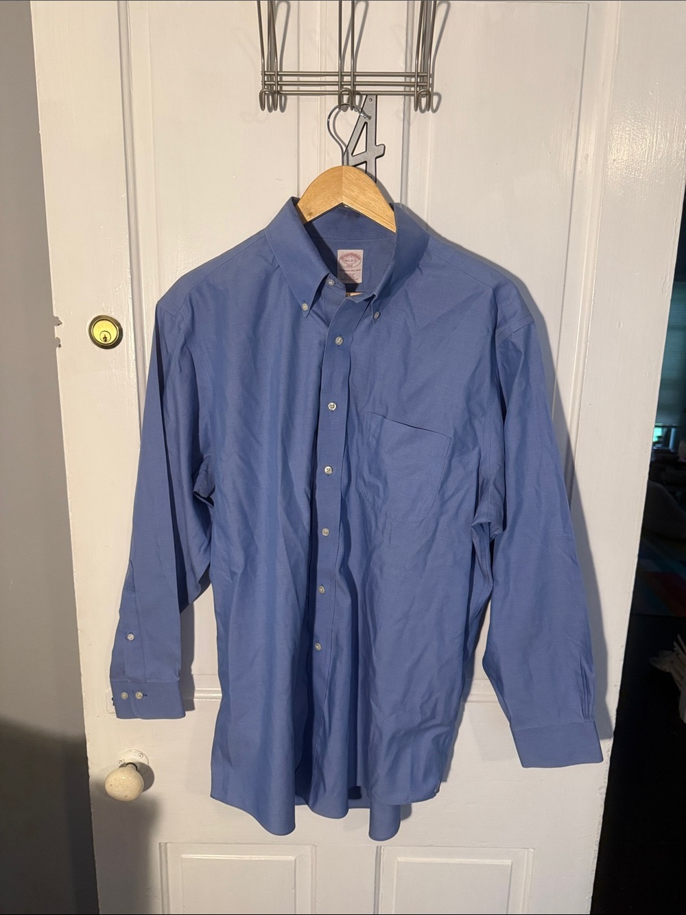 346 Brooks Brothers Men’s Button-Down Shirt — Light Blue 16 1/2 2/3